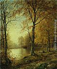 William Trost Richards Canvas Paintings - Indian Summer